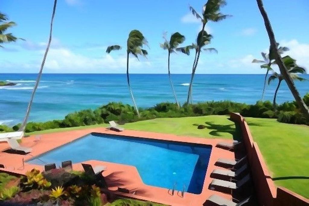 Luxury 2-Story Oceanfront Condo W/ Views & Pool Wailua  Exteriér fotografie
